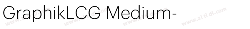 GraphikLCG Medium字体转换